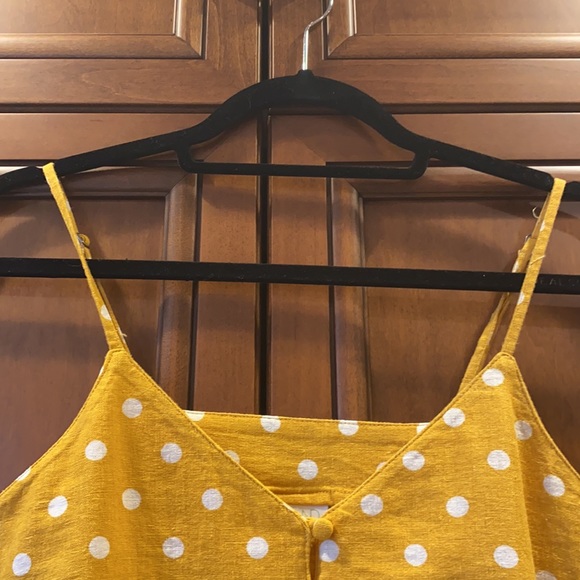 Abound Yellow and white polkadot tank - Picture 4 of 8